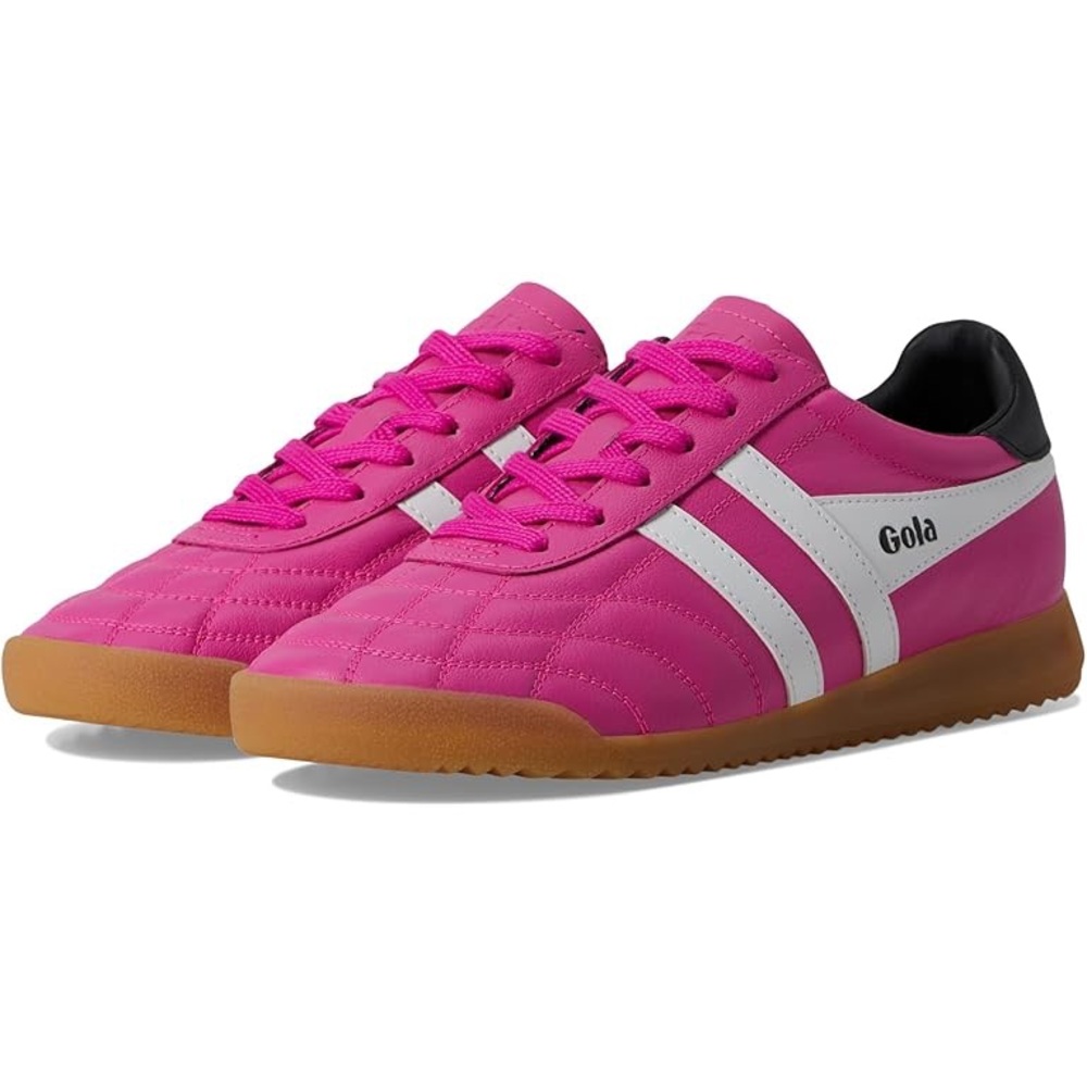 Gola Stadium Shocking Pink  Sneakers with White Accents